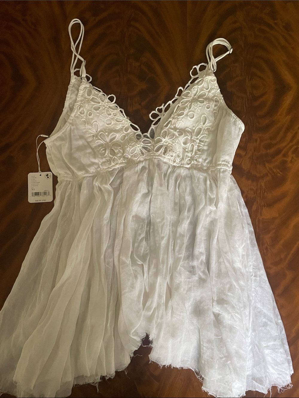 Free People Intimacy IvortLace-Trim Babydoll Chemise - Women Intimates